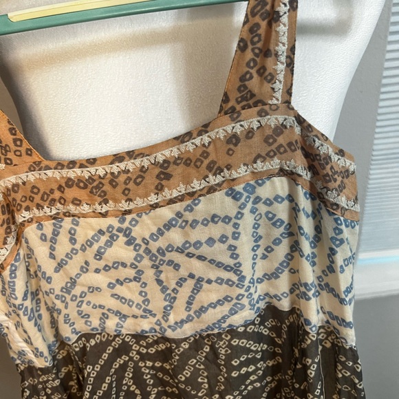 French Connection Maxi Dress 10 Large
Cotton tiered Multicolor Polkadot - Picture 8 of 14